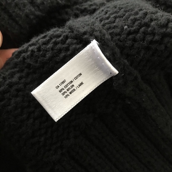 GAP KIDS Skeleton Wool Blend Black Sweater -M (8) - Picture 5 of 5